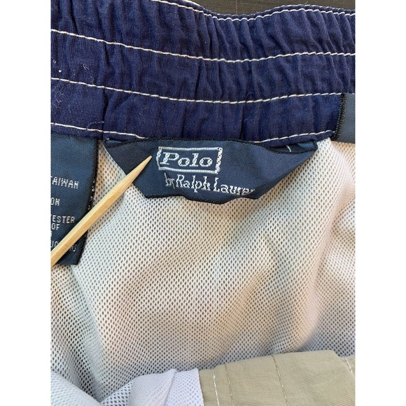 Polo Ralph Lauren Swimwear Swim Trunks Mens XL Cargo Bathing Suit Shorts READ - Picture 5 of 15